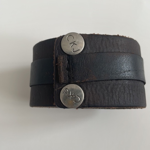 Calvin Klein Leather Bracelet and 2 Ukrainian Leather Bracelets 3 for 40$ - Picture 3 of 10